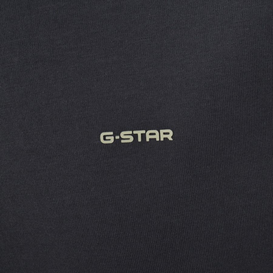 Image number 4 for G-Star Back Graphic T Shirt Petrol Blue