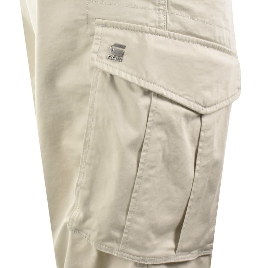 Image number 3 for G-Star Rovic Cargo Shorts Whitebait Beige