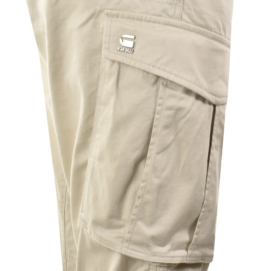 Image number 3 for G-Star 3D Cargo Trousers Whitebait Beige