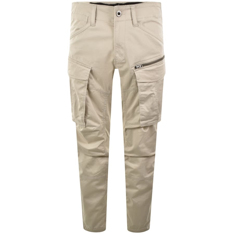 Image number 1 for G-Star 3D Cargo Trousers Whitebait Beige