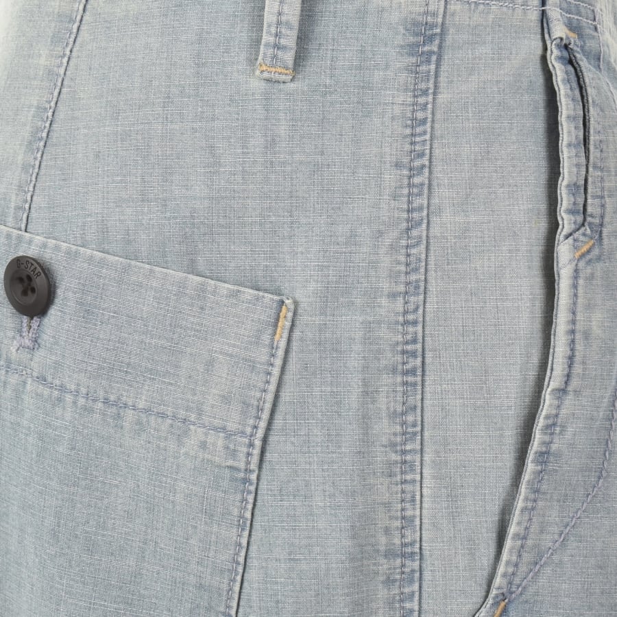 Image number 4 for G-Star Pleated Denim Chinos Blue