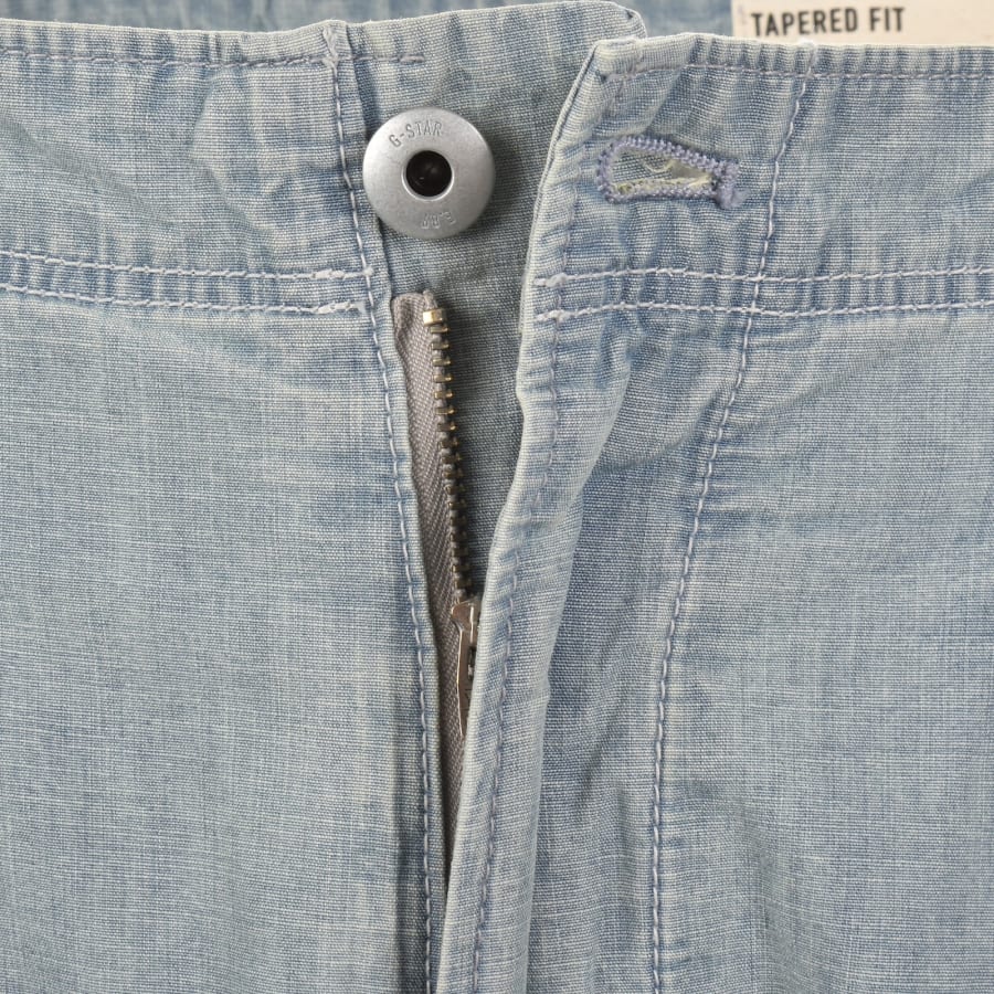 Image number 5 for G-Star Pleated Denim Chinos Blue