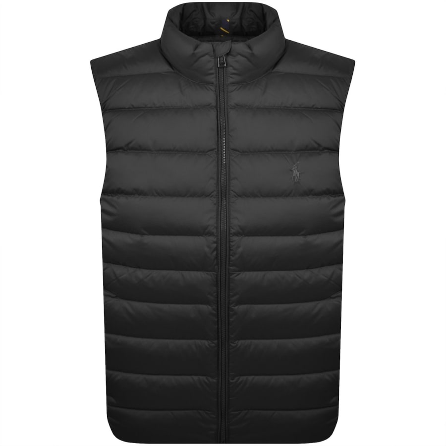 Image number 1 for Ralph Lauren Down Puffer Gilet Polo Black