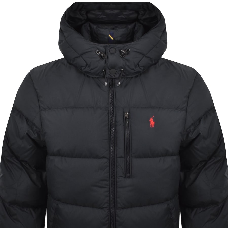 Image number 2 for Ralph Lauren Gorham Bomber Down Jacket Black