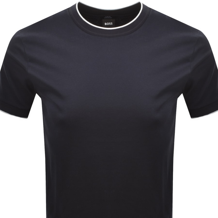 Image number 2 for BOSS Tessler 195 T Shirt Navy
