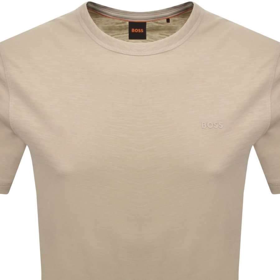 Image number 2 for BOSS Tegood T Shirt Beige