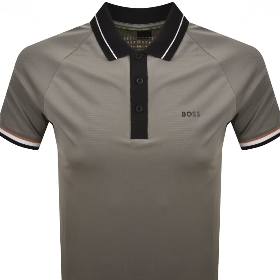 Image number 2 for BOSS PL TOC Court Polo T Shirt Brown