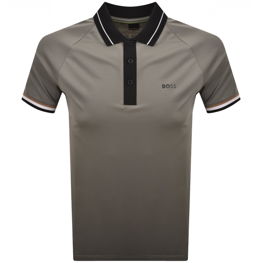 Image number 1 for BOSS PL TOC Court Polo T Shirt Brown
