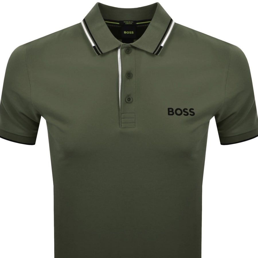 Image number 2 for BOSS Paddy Pro Polo T Shirt Green