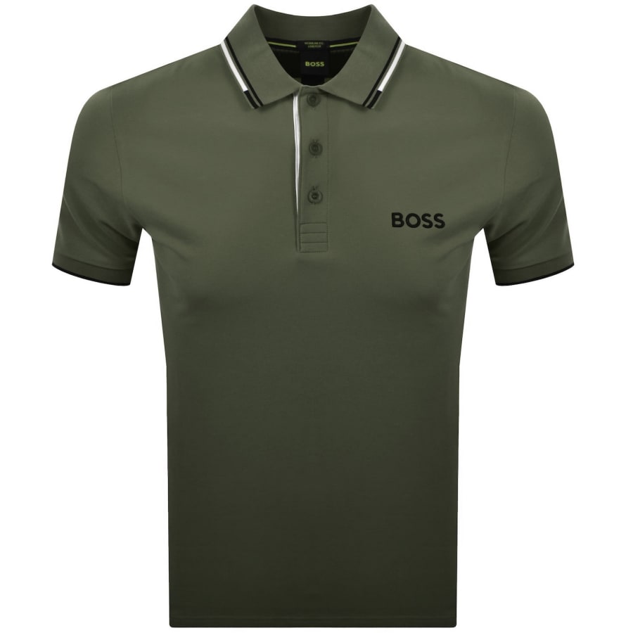 Image number 1 for BOSS Paddy Pro Polo T Shirt Green