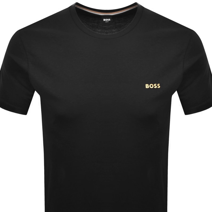Image number 2 for BOSS Beach Logo T Shirt Black
