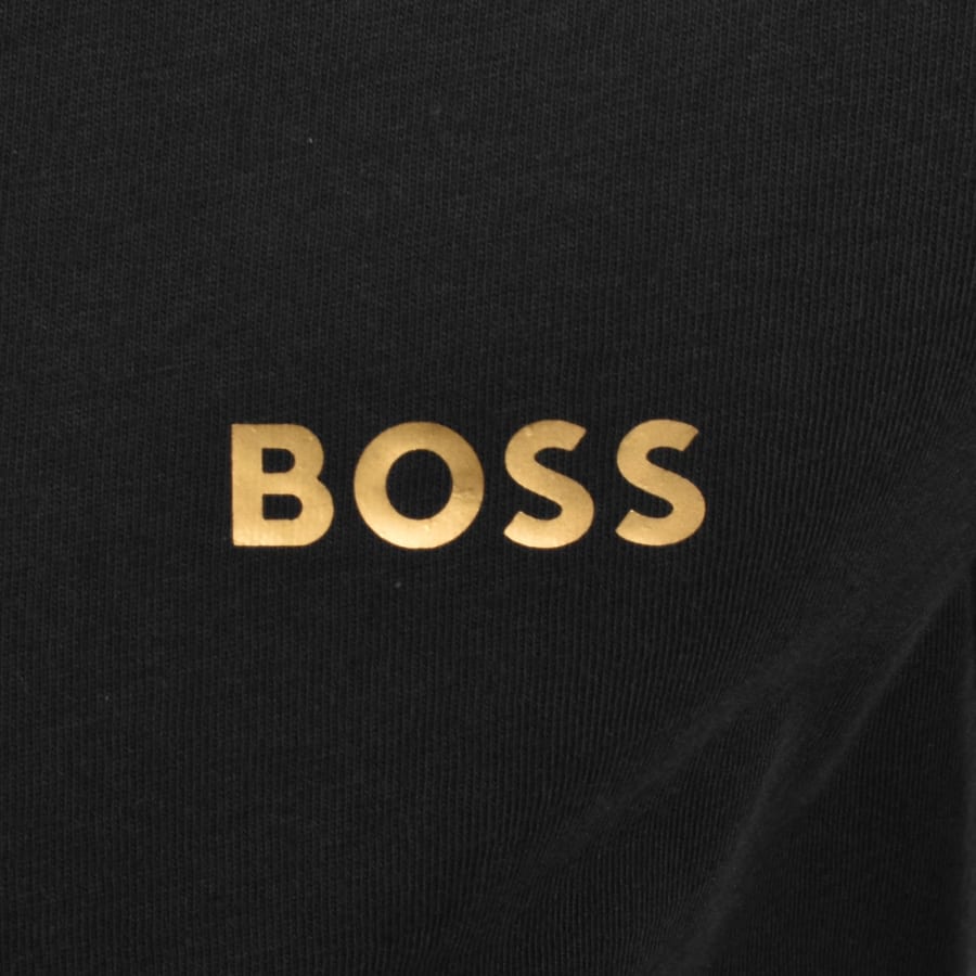 Image number 3 for BOSS Beach Logo T Shirt Black
