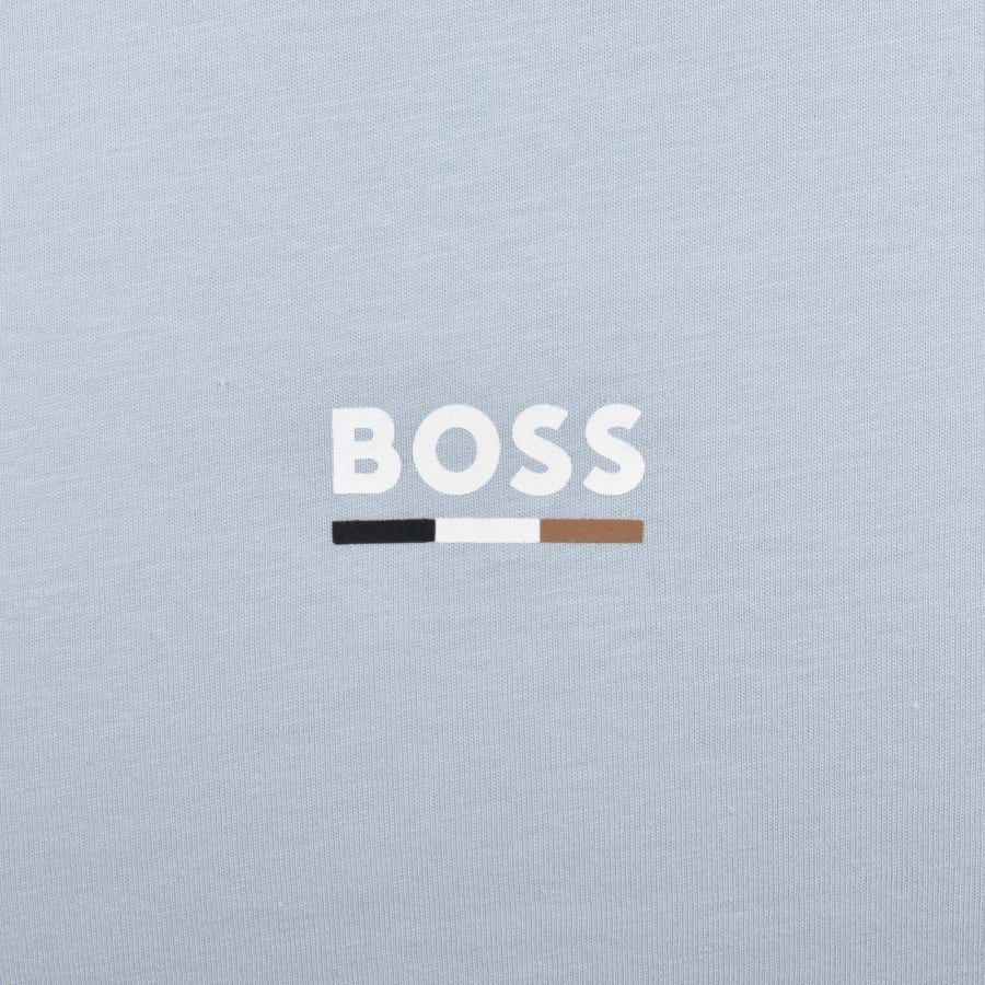 Image number 3 for BOSS Slim Fit Beach T Shirt Blue