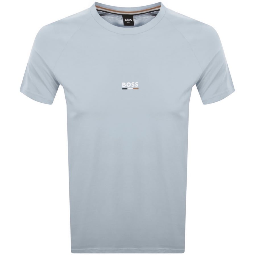 Image number 1 for BOSS Slim Fit Beach T Shirt Blue
