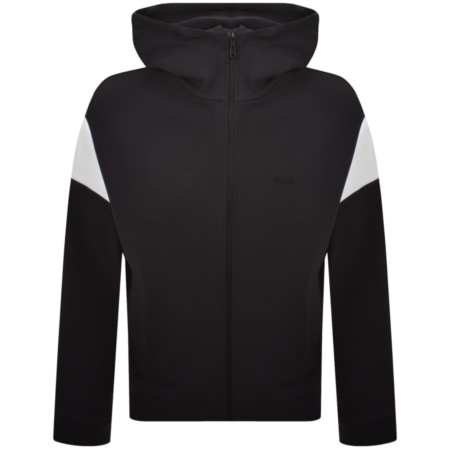 Image number 1 for BOSS Union Saggy Full Zip Hoodie Dark Blue