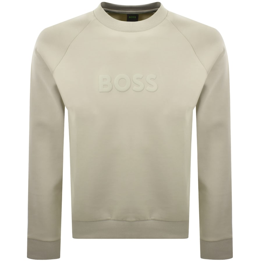 Image number 1 for BOSS Salbo Sweatshirt Light Beige