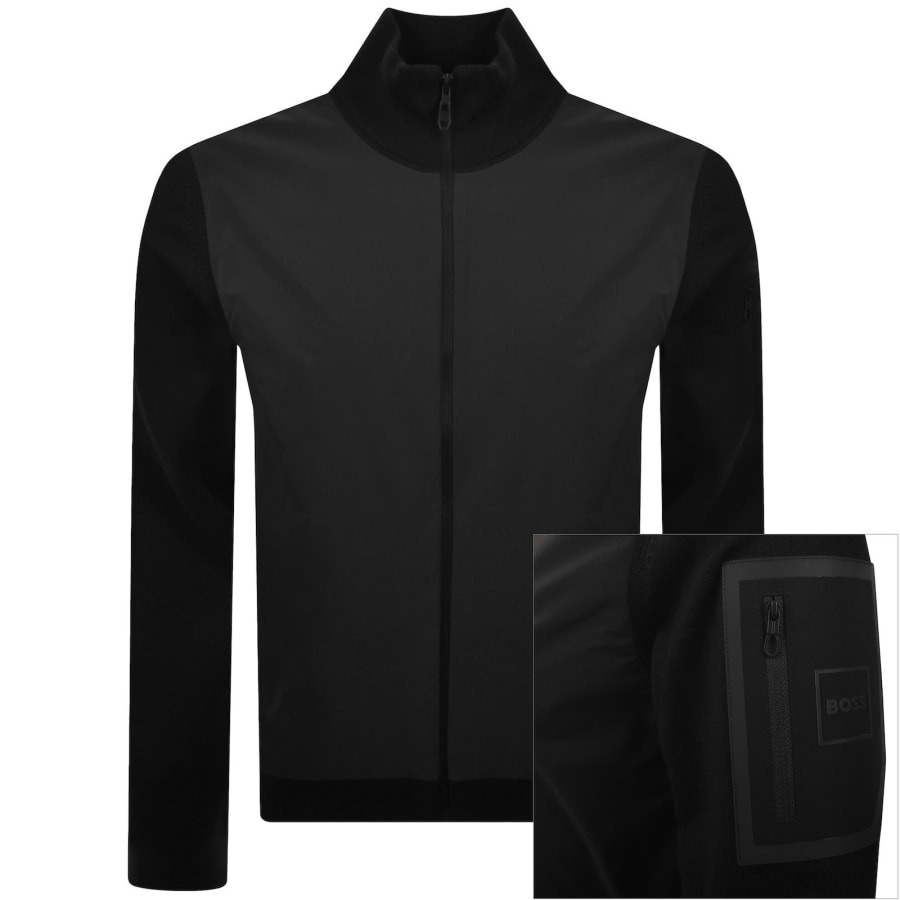 Image number 1 for BOSS Knit Momentum-X Jumper Black