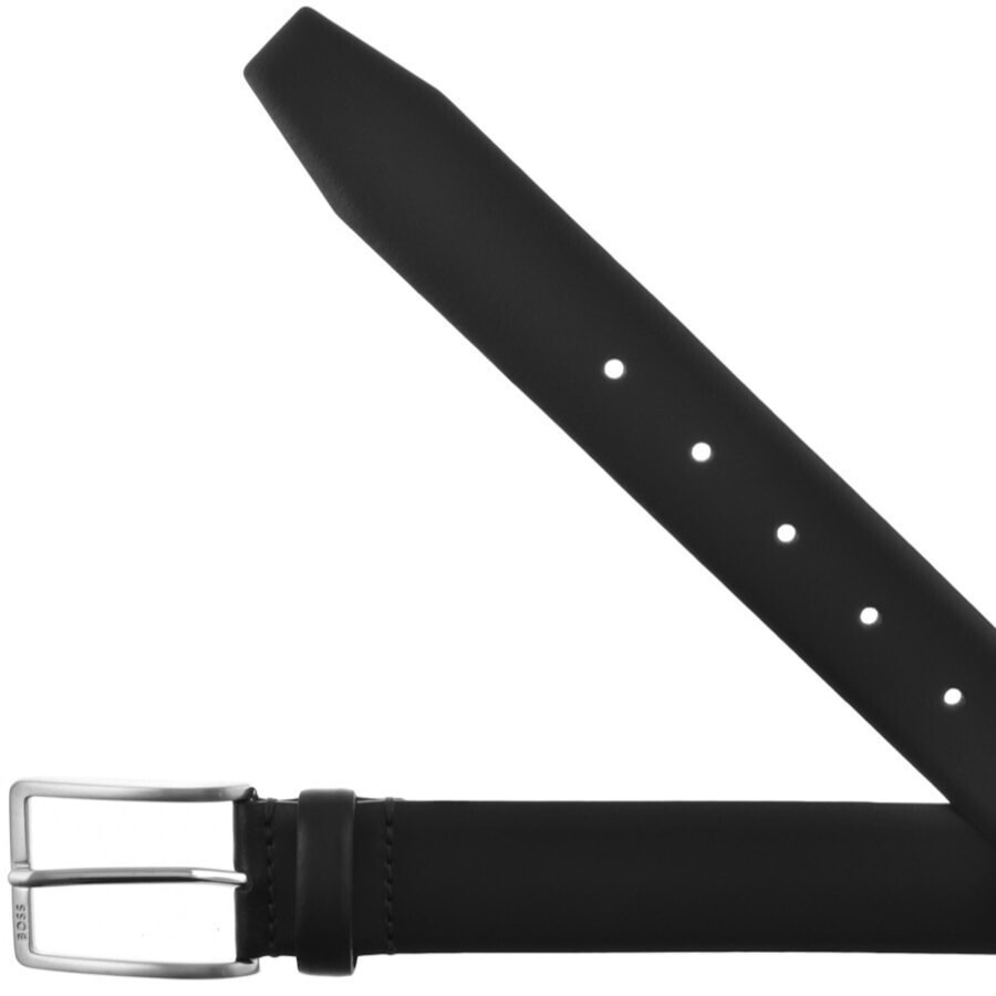 Image number 2 for BOSS Erman Leather Belt Black