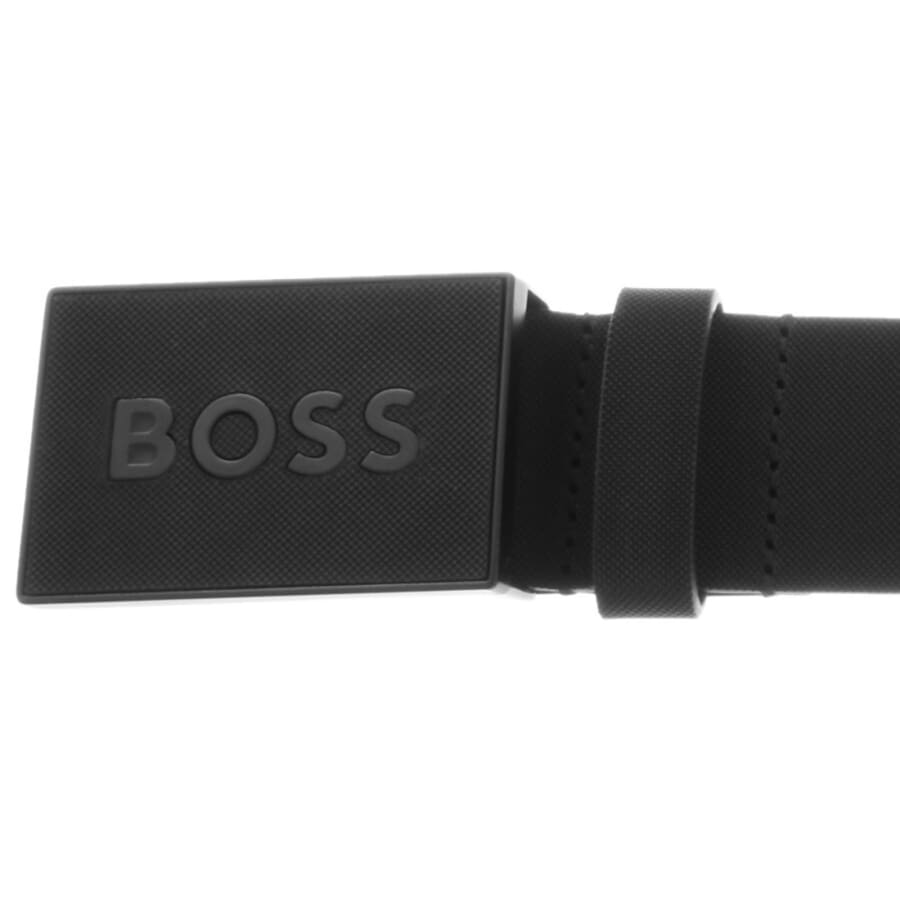 Image number 3 for BOSS Icon Leather Belt Black