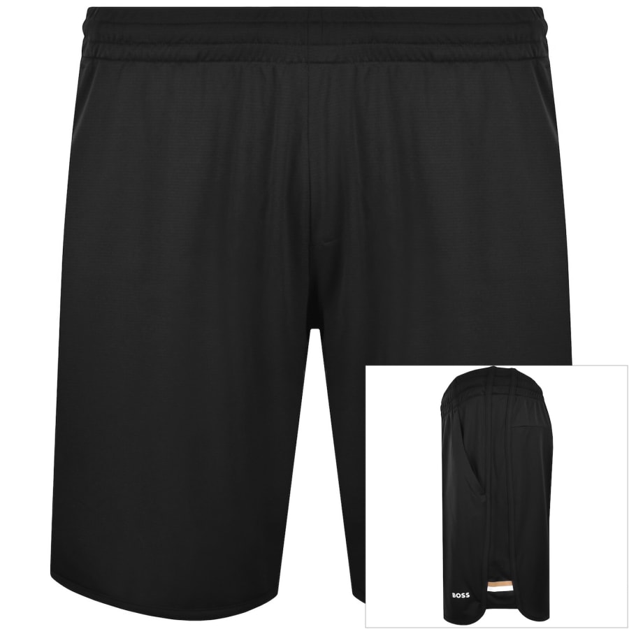 Image number 1 for BOSS Active Shorts Black