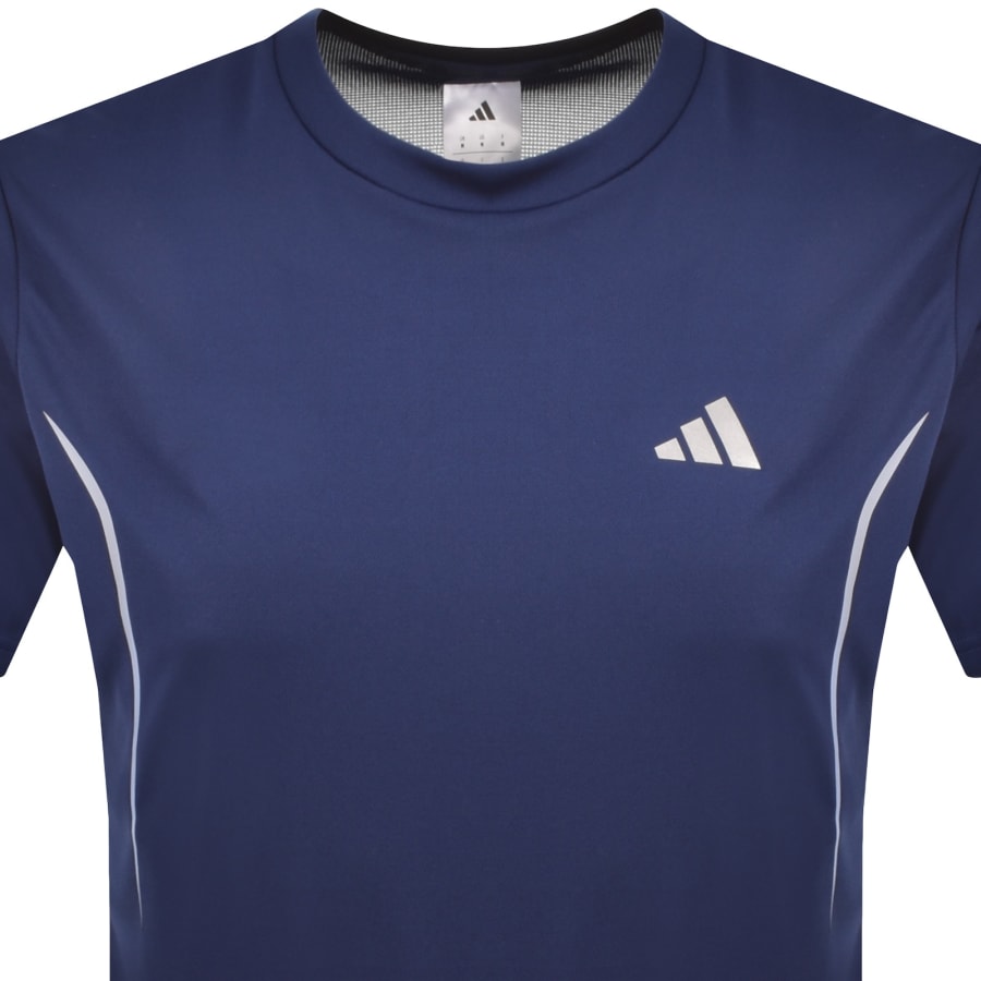 Image number 2 for adidas Sportswear Tech Apparel T Shirt Dark Blue