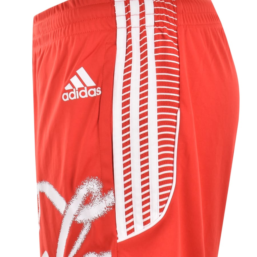 Image number 3 for adidas Originals X Coca Cola Shorts Red