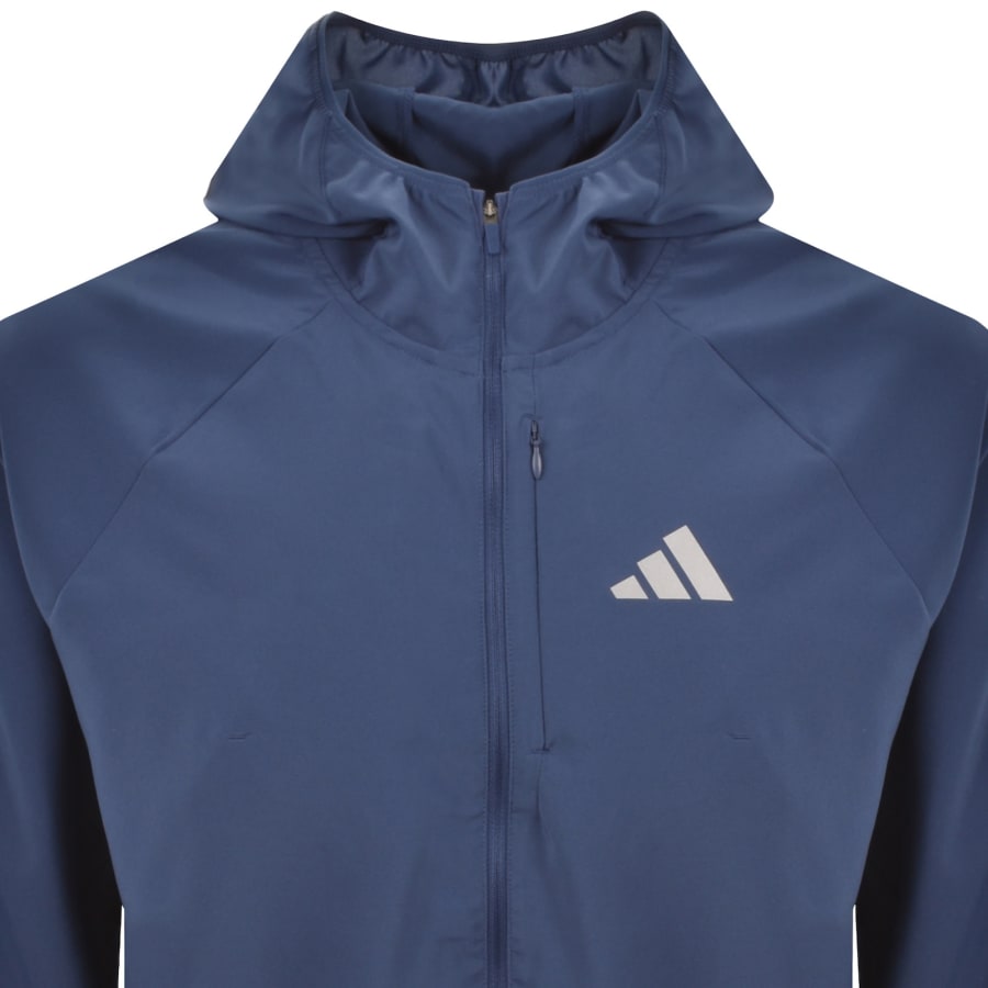 Image number 2 for adidas Sportswear Run Essential Jacket Blue