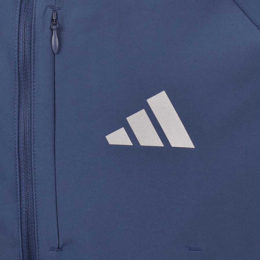 Image number 3 for adidas Sportswear Run Essential Jacket Blue