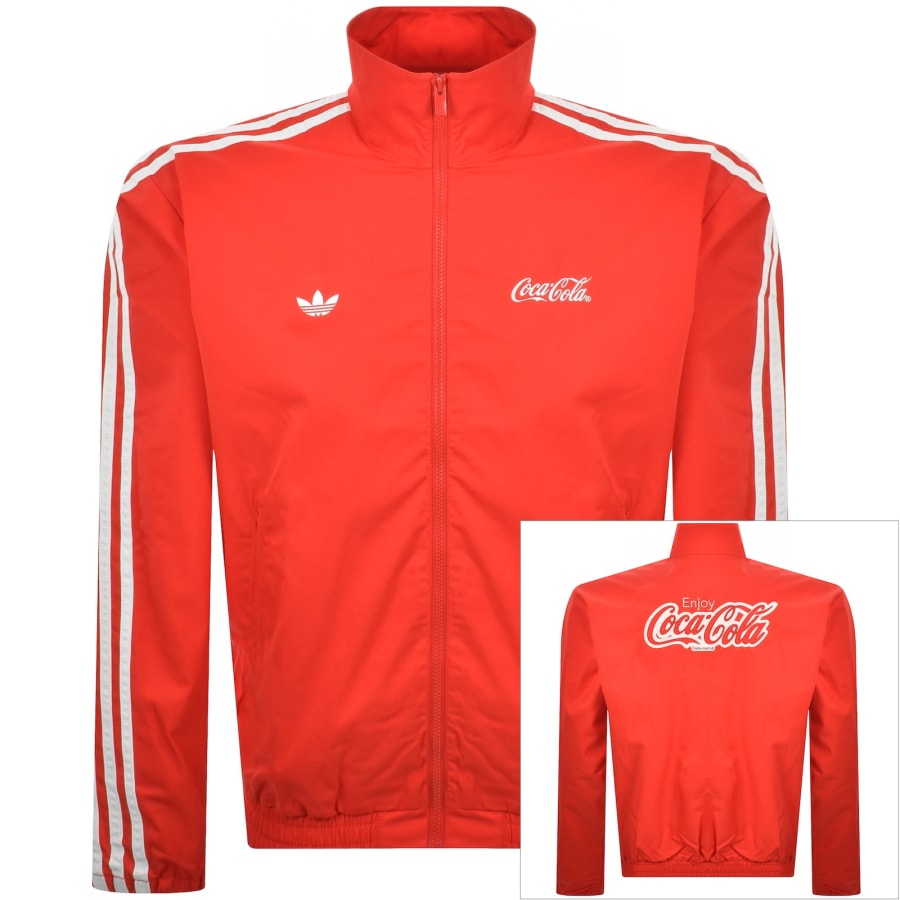 Image number 1 for adidas Originals X Coca Cola Track Top Red