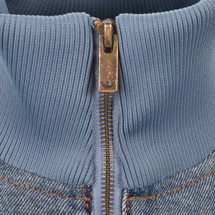 Image number 4 for adidas Originals Denim Track Top Blue