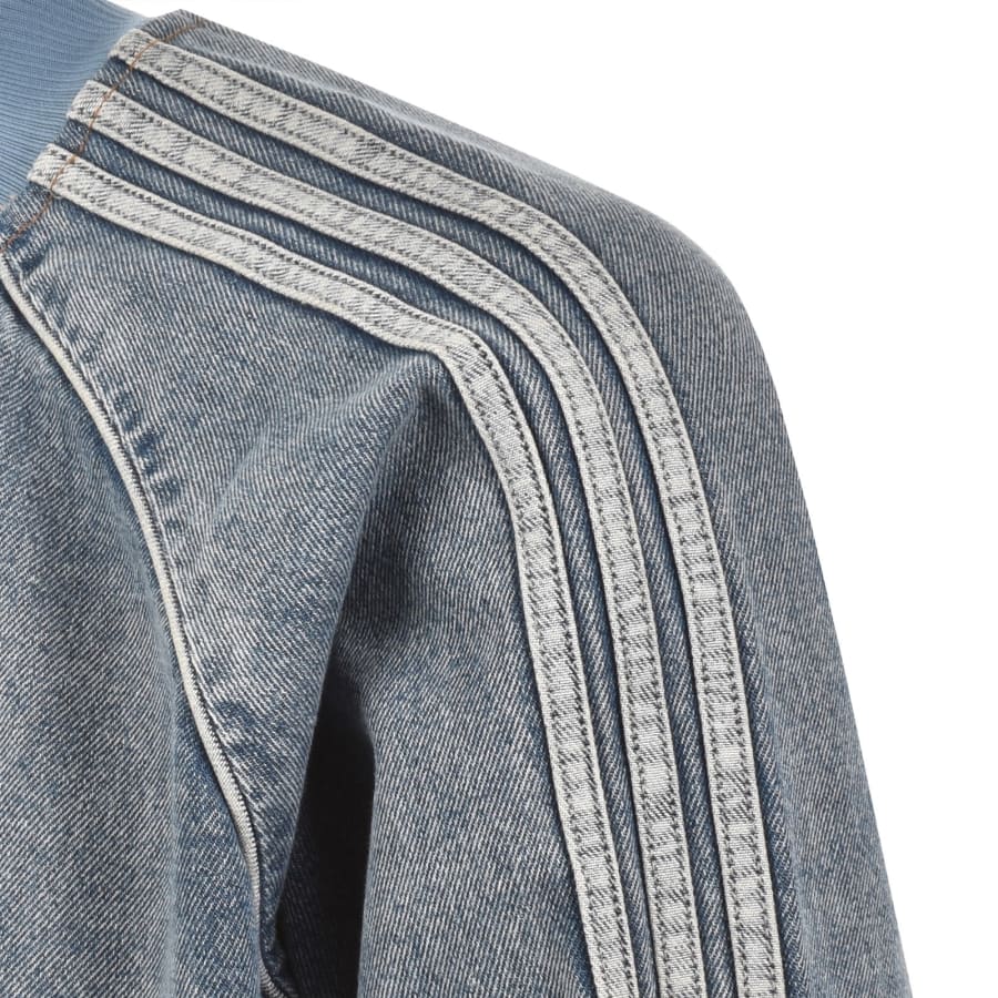 Image number 5 for adidas Originals Denim Track Top Blue