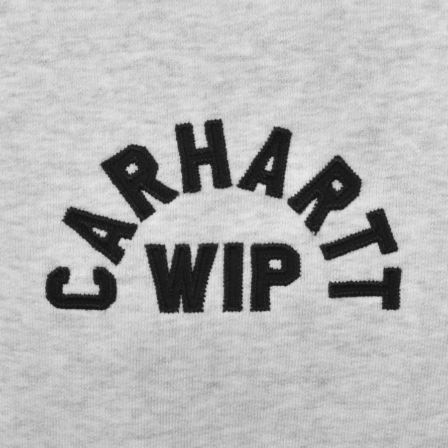 Image number 4 for Carhartt WIP Arch Script Sweatshirt Grey