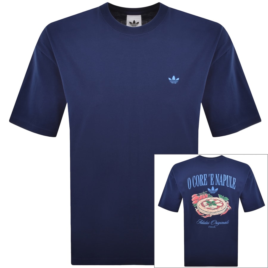 Image number 1 for adidas Originals GFX T Shirt Blue