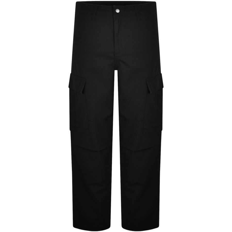 Image number 2 for Carhartt WIP Cargo Trousers Black