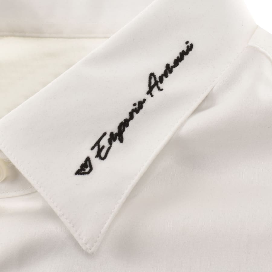 Image number 3 for Emporio Armani Long Sleeved Shirt White
