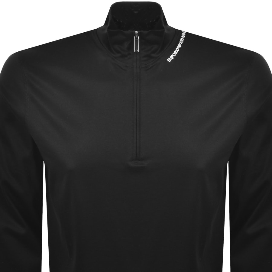 Image number 2 for Emporio Armani Long Sleeve T Shirt Black