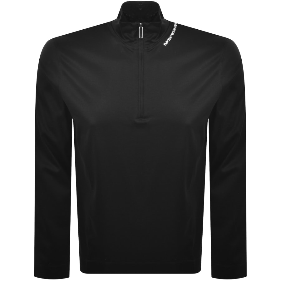Image number 1 for Emporio Armani Long Sleeve T Shirt Black