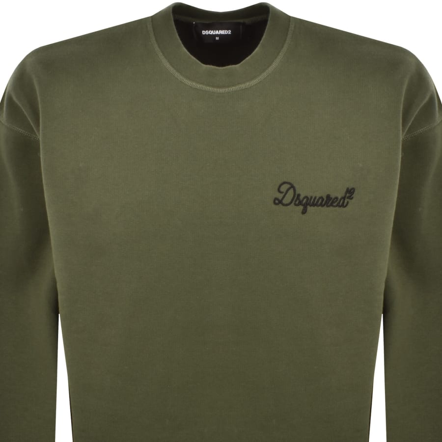 Image number 2 for DSQUARED2 Signature Relaxed Sweatshirt Green