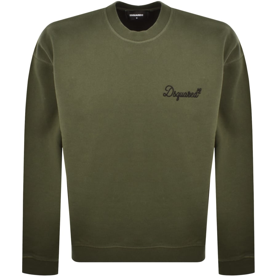 Image number 1 for DSQUARED2 Signature Relaxed Sweatshirt Green