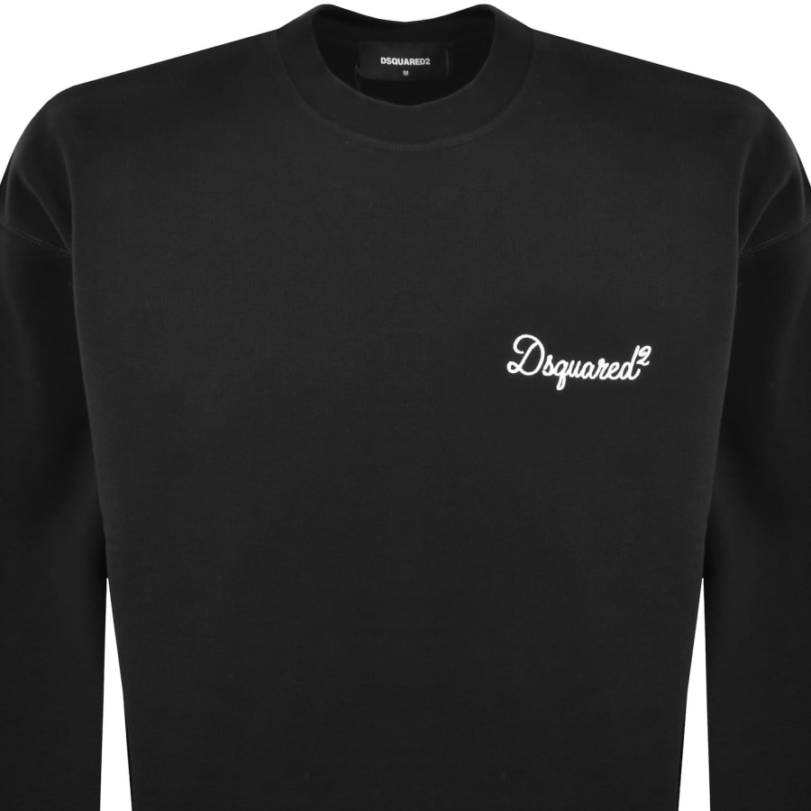 Image number 2 for DSQUARED2 Signature Relaxed Sweatshirt Black