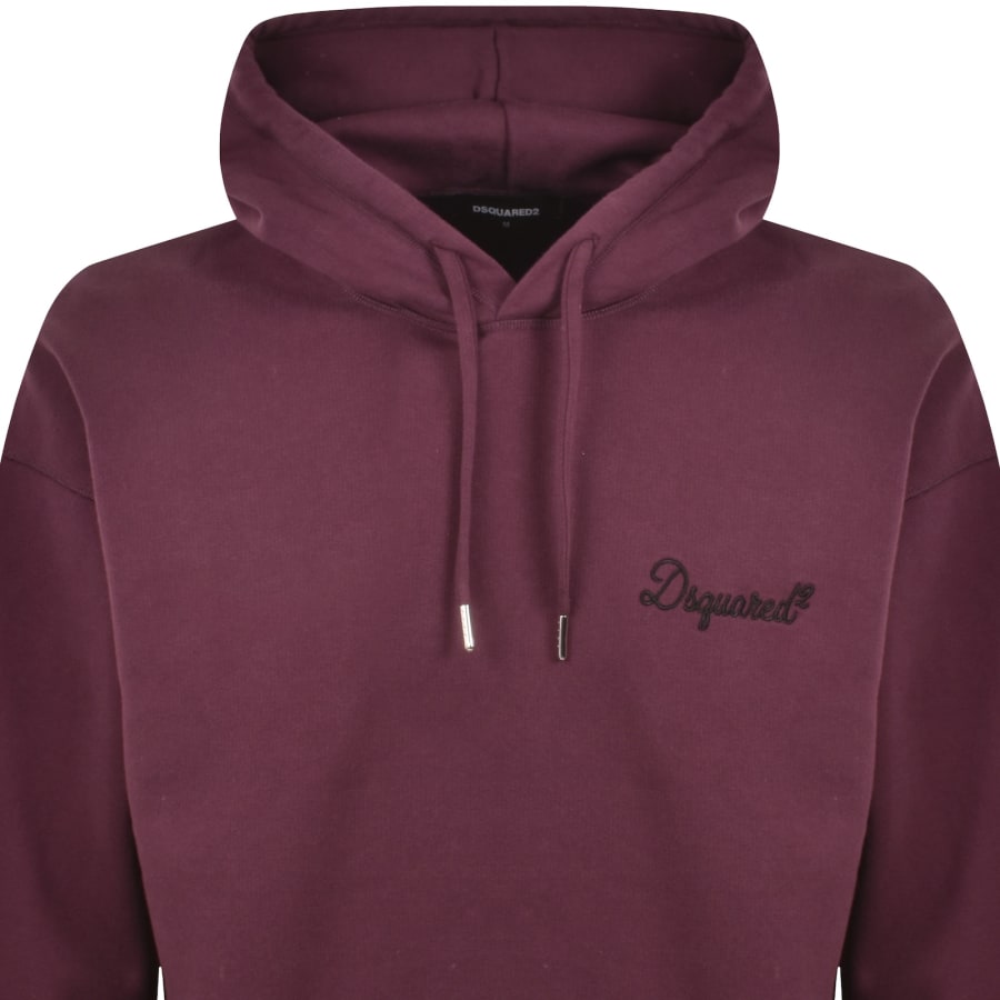 Image number 2 for DSQUARED2 Signature Hoodie Purple