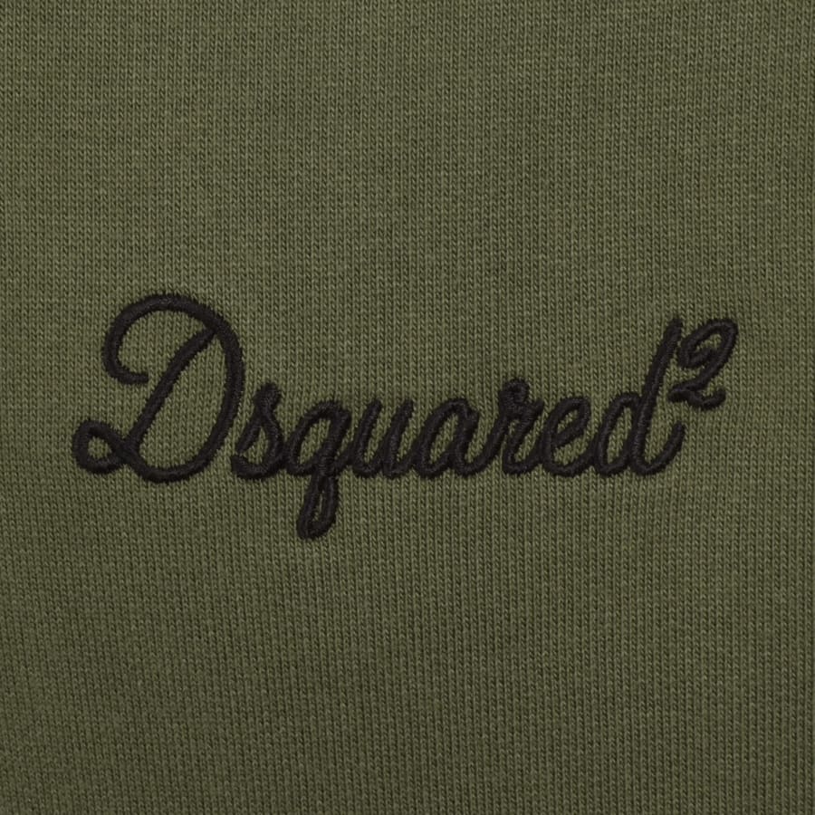 Image number 3 for DSQUARED2 Signature Hoodie Green