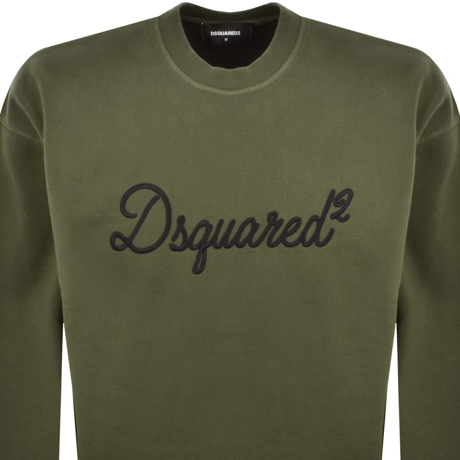Image number 2 for DSQUARED2 Signature Sweatshirt Green