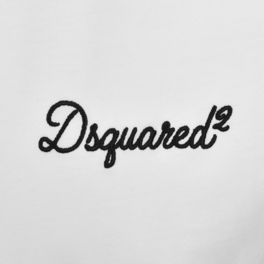 Image number 3 for DSQUARED2 Signature Loose Fit T Shirt White