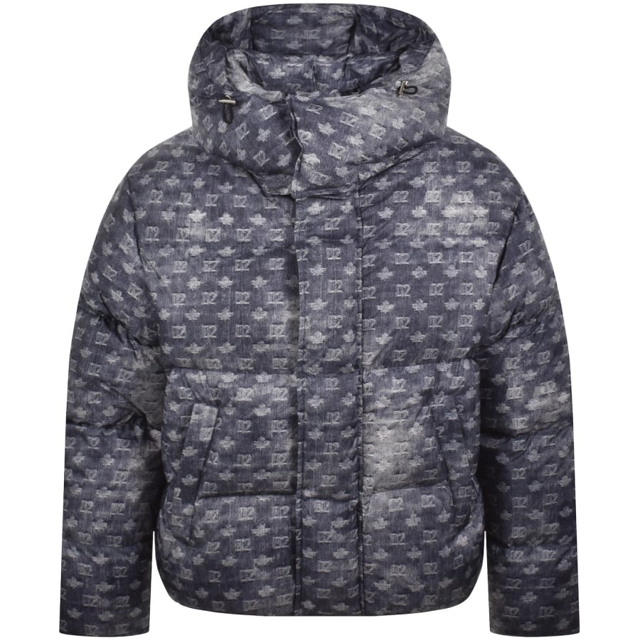 Image number 1 for DSQUARED2 Monogram Down Jacket Blue