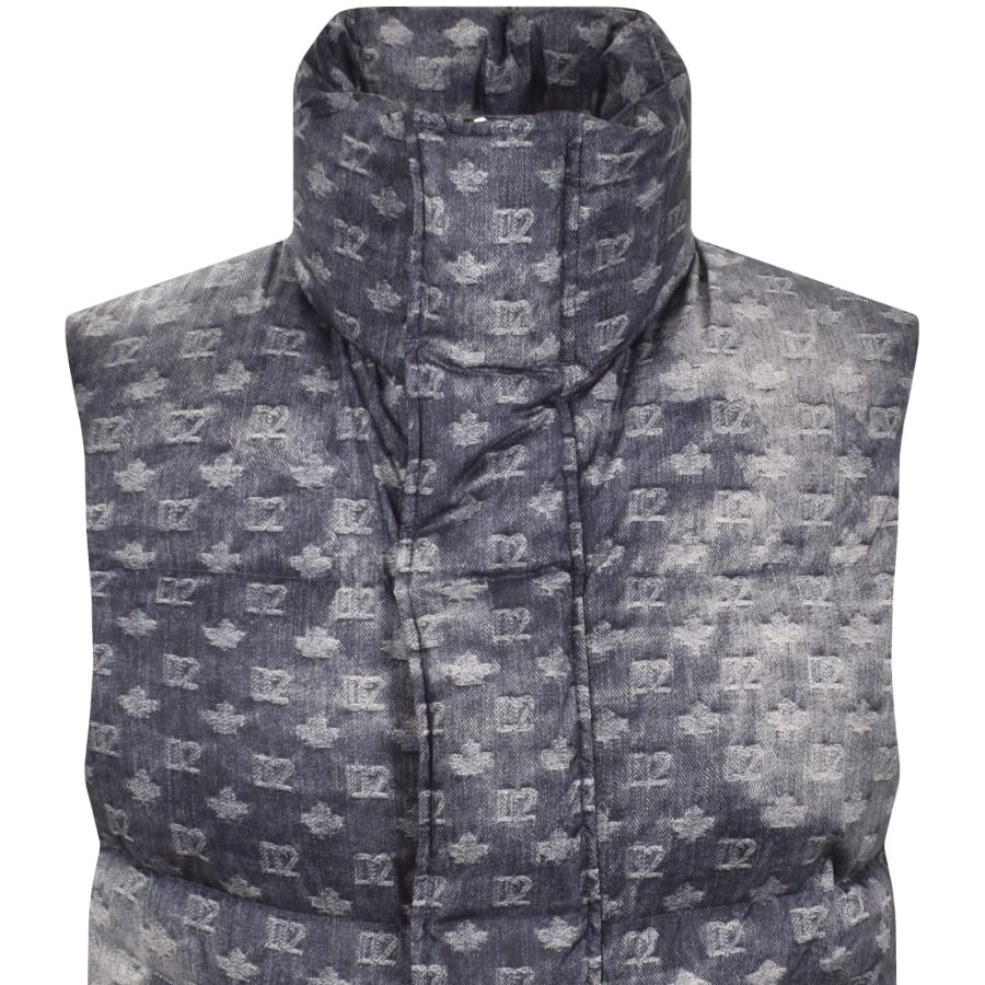 Image number 2 for DSQUARED2 Monogram Gilet Blue