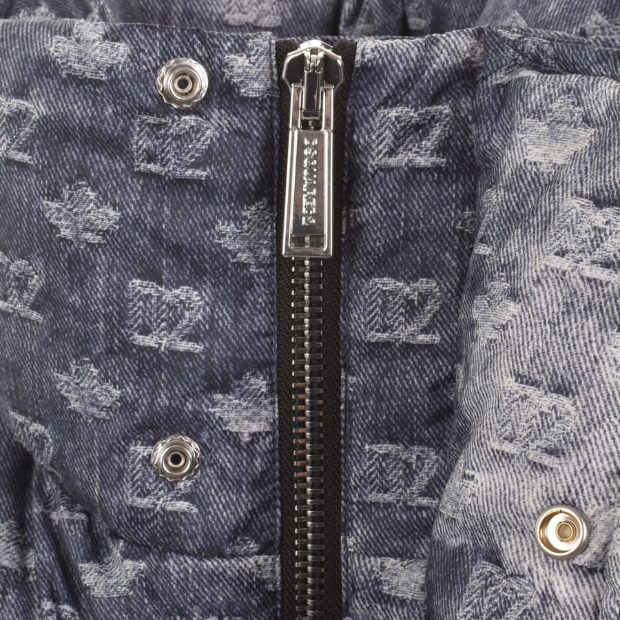 Image number 3 for DSQUARED2 Monogram Gilet Blue