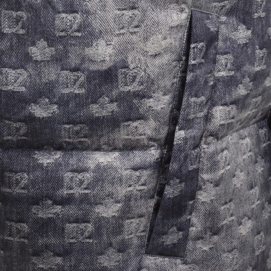 Image number 4 for DSQUARED2 Monogram Gilet Blue