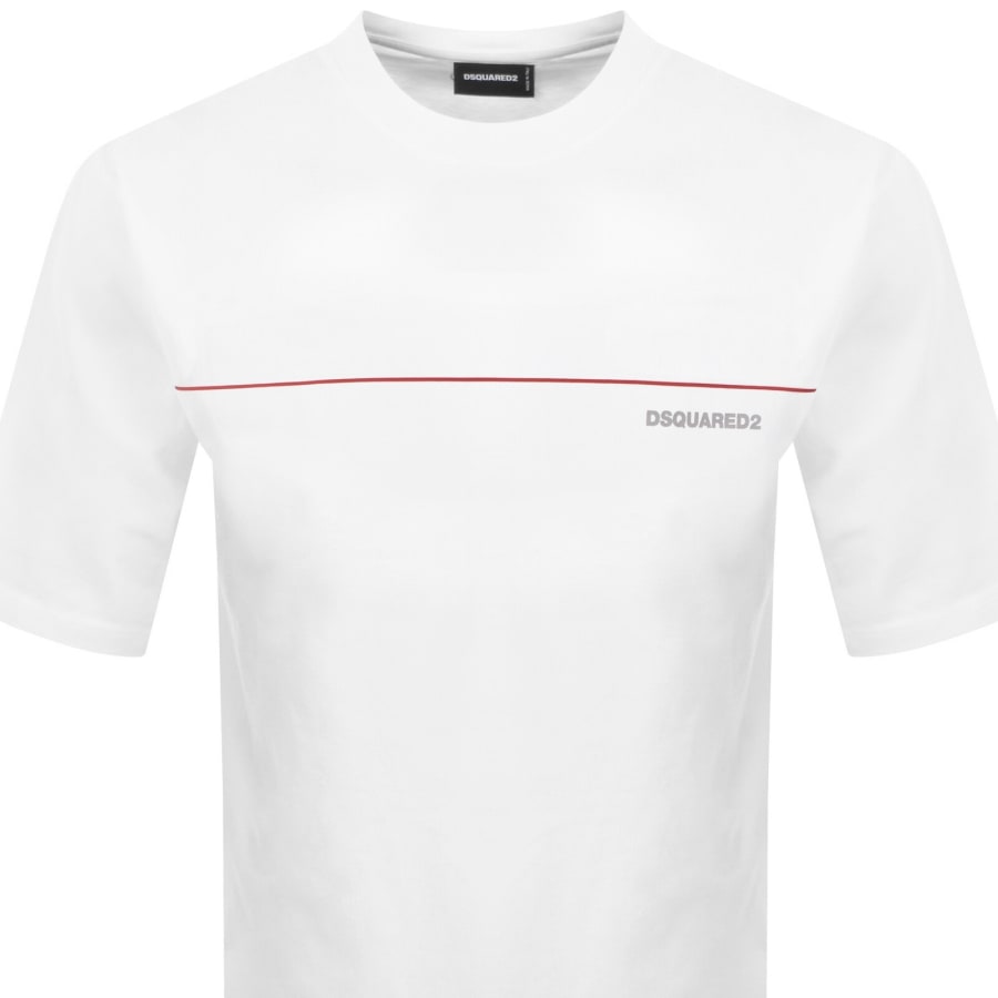Image number 2 for DSQUARED2 Loose Fit T Shirt White