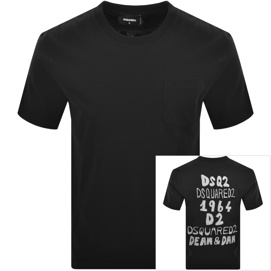Image number 1 for DSQUARED2 Regular Fit T Shirt Black